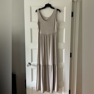 British Khaki Maxi Dress